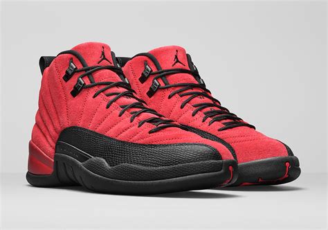 air jordan 12 black and red release date